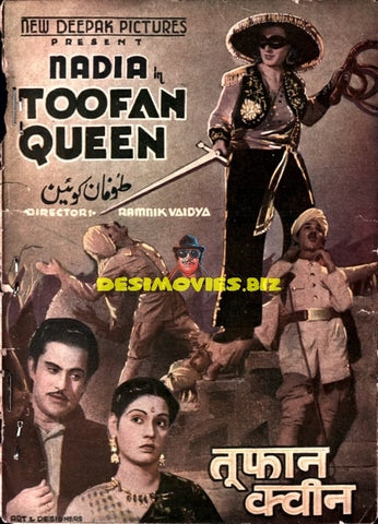 Toofan Queen "Fearless Nadia" (1946) Original Booklet - www.desimovies.biz