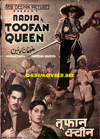 Toofan Queen "Fearless Nadia" (1946) Original Booklet