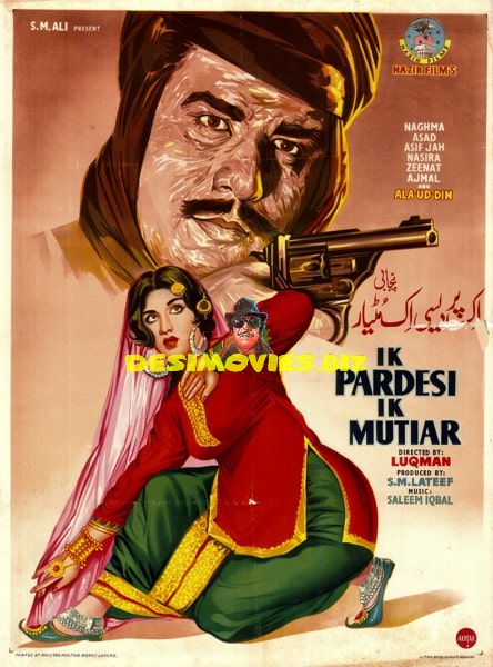 Ik Pardesi Ik Mutiyar (1964) Poster - www.desimovies.biz
