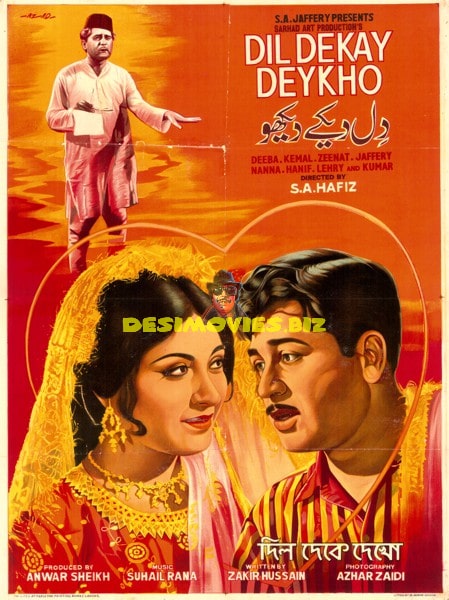 Dil Dekay Dekho (1969) Original Poster - www.desimovies.biz