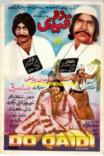 Do Qaidi (1986) Original Poster - www.desimovies.biz
