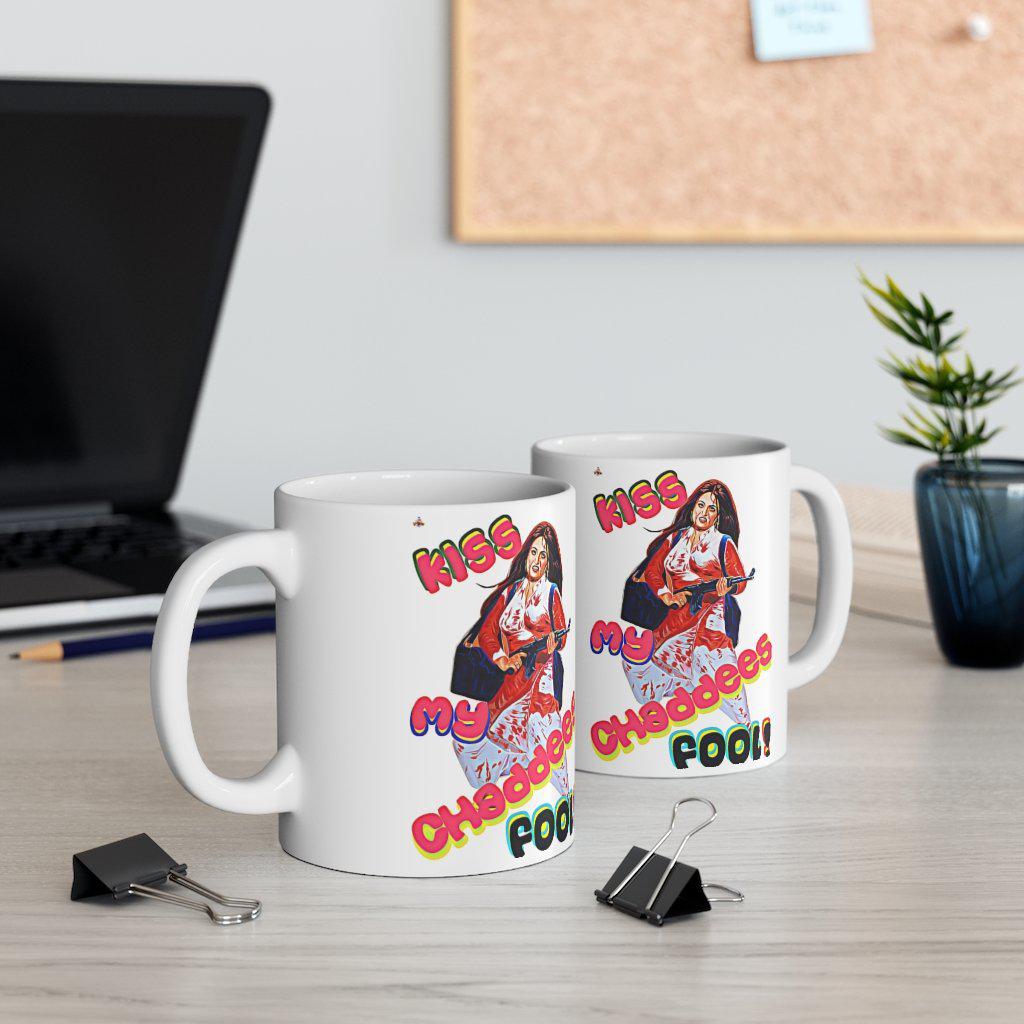 Kiss My Chaddees - Ceramic Mug 11oz - www.desimovies.biz