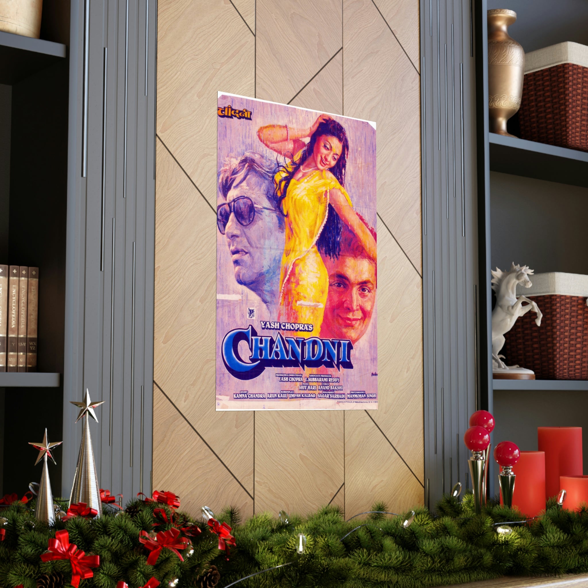 Chandni (1989) Premium Matte Vertical Posters - www.desimovies.biz