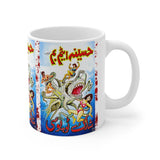 Haseena Atim Bum Vs Sharktopussy - Ceramic Mug 11oz