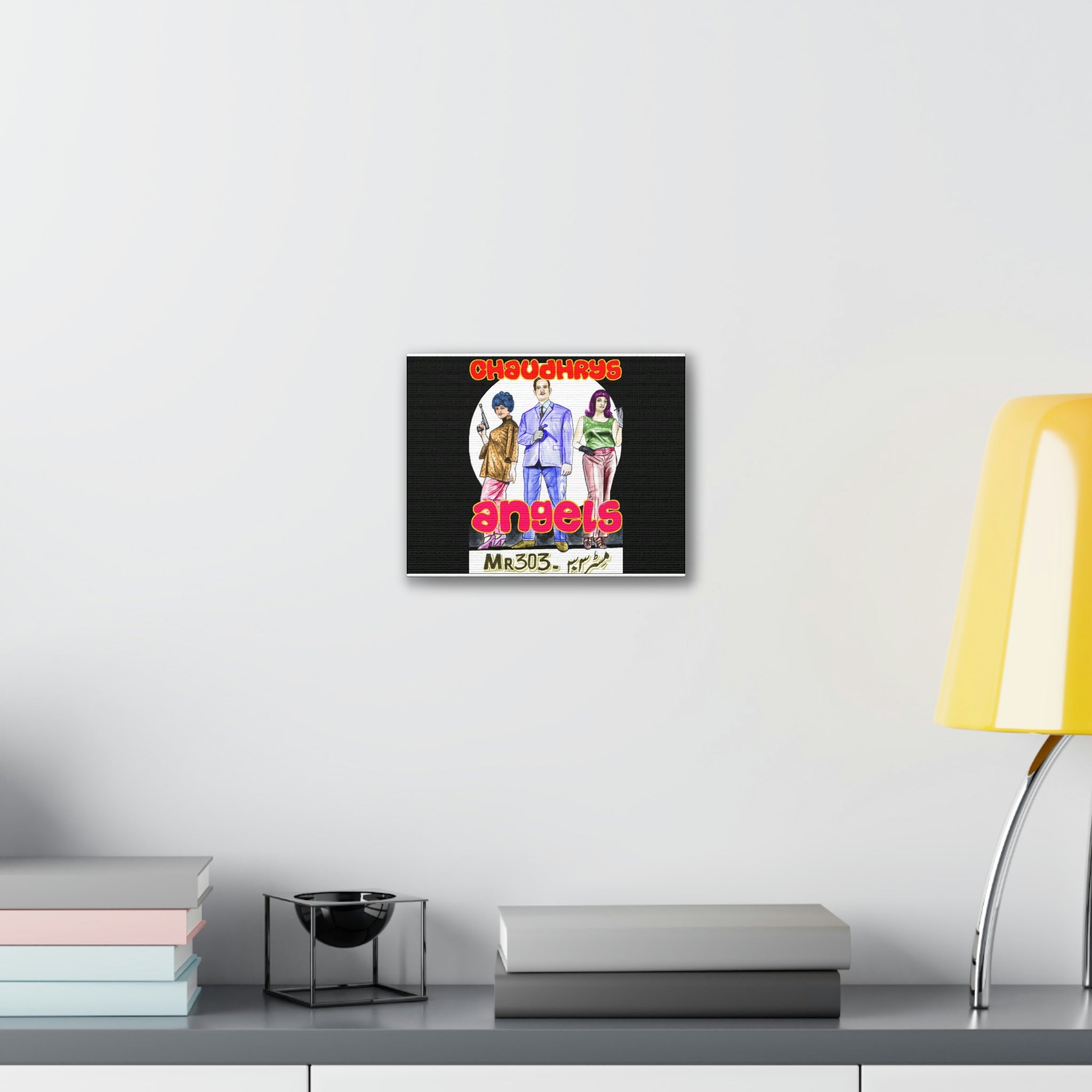 Chaudhry's Angels - Canvas Stretched, 0.75" - www.desimovies.biz