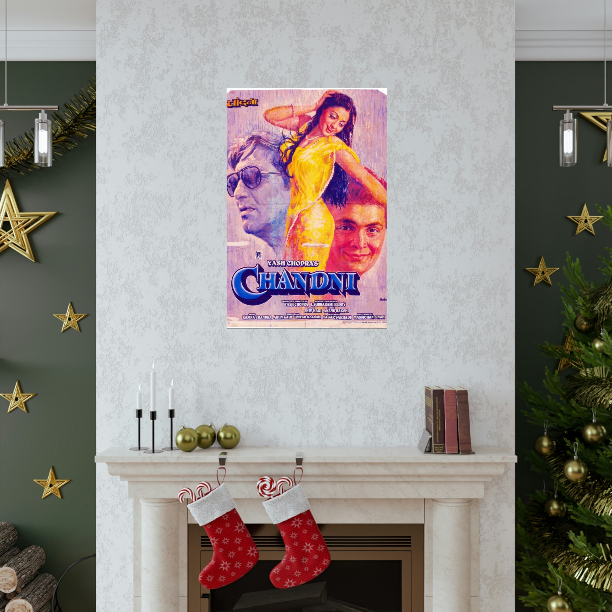 Chandni (1989) Premium Matte Vertical Posters - www.desimovies.biz