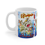 Haseena Atim Bum Vs Sharktopussy - Ceramic Mug 11oz