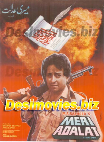 Meri Adalat (1988) lollywood Original Poster A - www.desimovies.biz