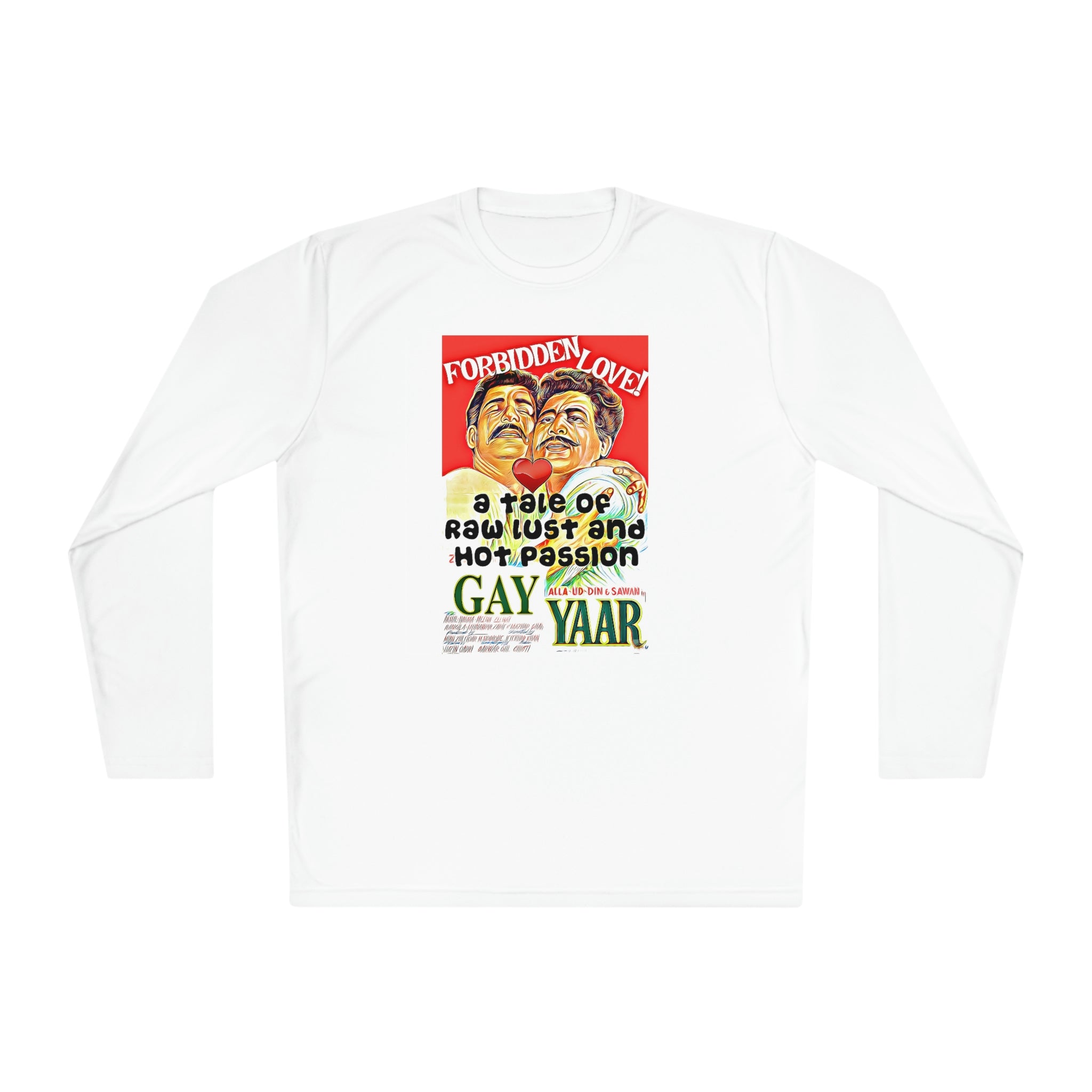 Gay Yaar & Miss Hippy Classic Lollywood - Unisex Lightweight Long Sleeve Tee - www.desimovies.biz