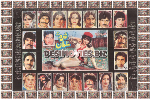 Shero tey Sultan (1988) Lollywood Original Poster - www.desimovies.biz