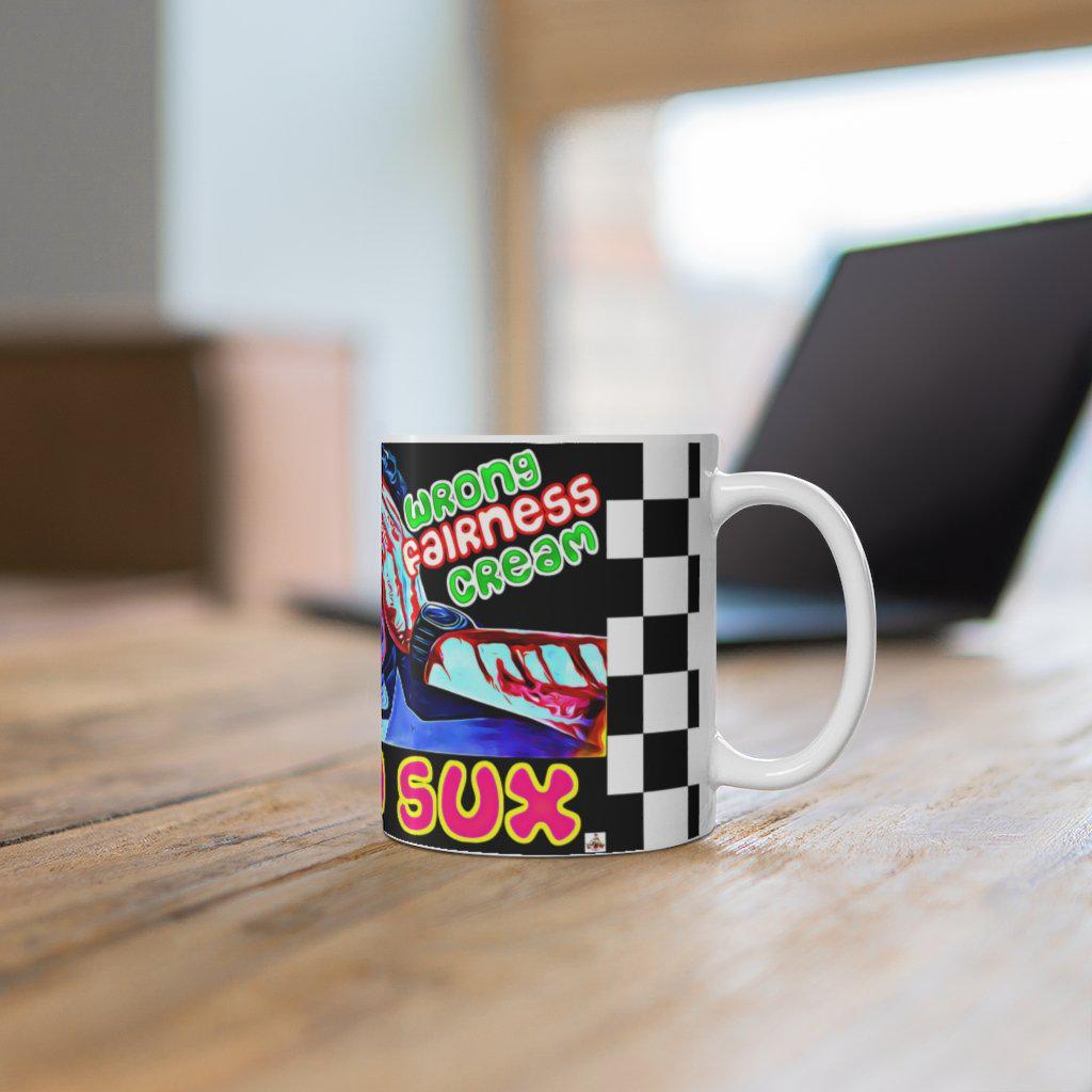 Racism Sux - Lollywood Art Ceramic Mug 11oz - www.desimovies.biz