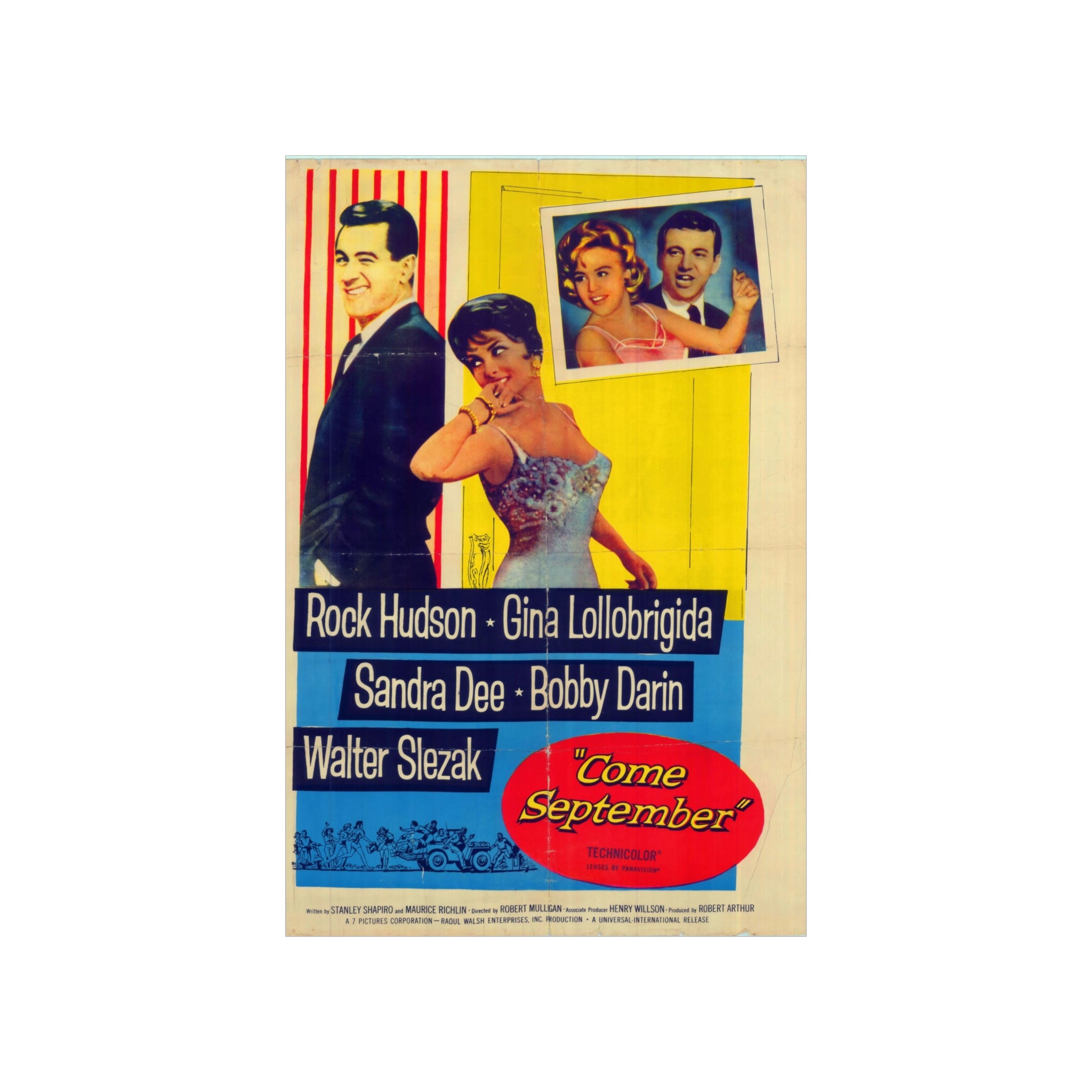 Come September (1961) Premium Matte Vertical Posters - www.desimovies.biz