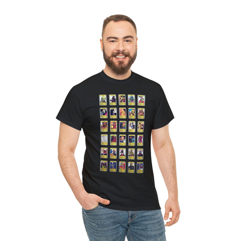 Top Trumps Horror Cards - Unisex Heavy Cotton Tee - www.desimovies.biz