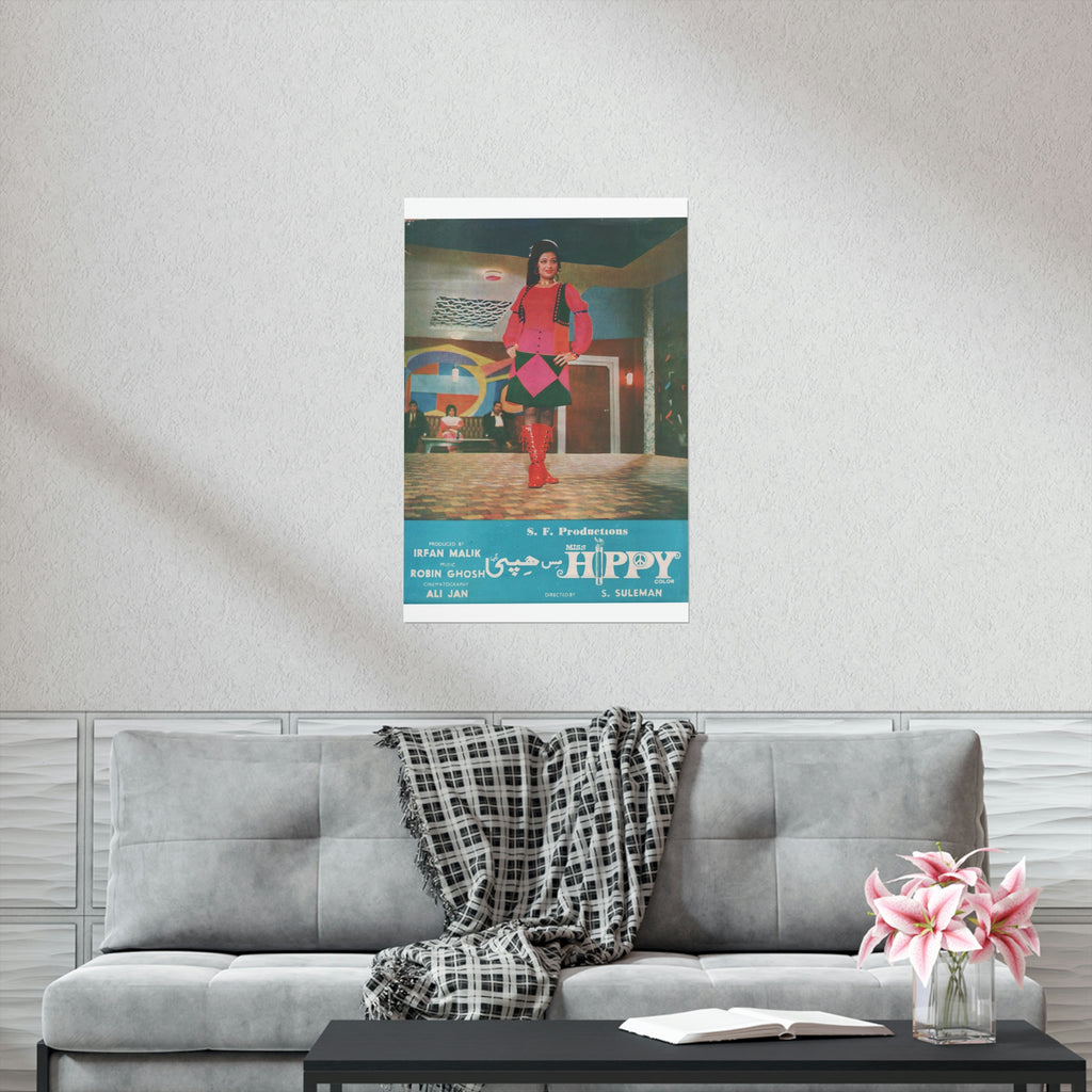 Miss Hippy (1975) Premium Matte Vertical Posters - www.desimovies.biz