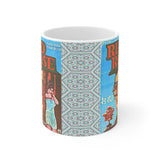 Red Rose (Blue) - Bollywood - Ceramic Mug 11oz - www.desimovies.biz
