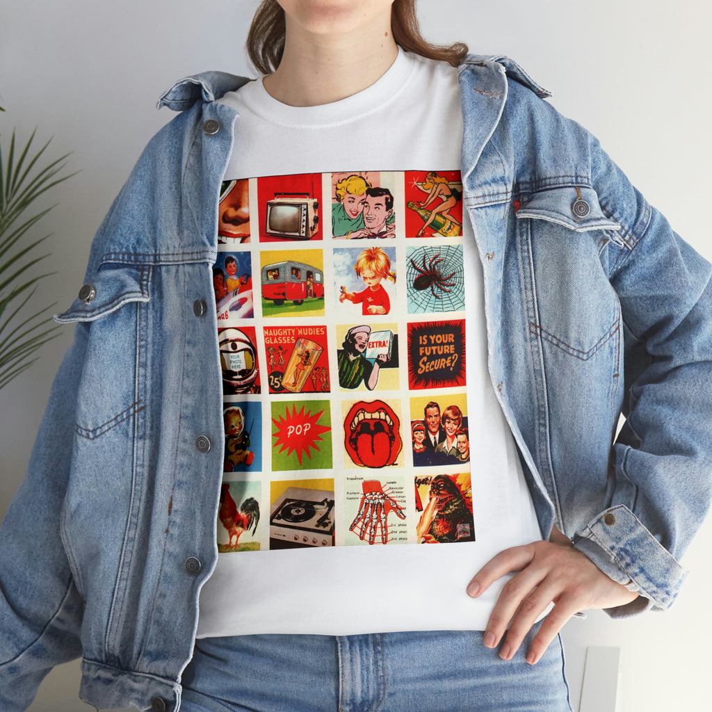 Old Pop Art Adverts - Bad Boy Habits - Unisex Heavy Cotton Tee - www.desimovies.biz