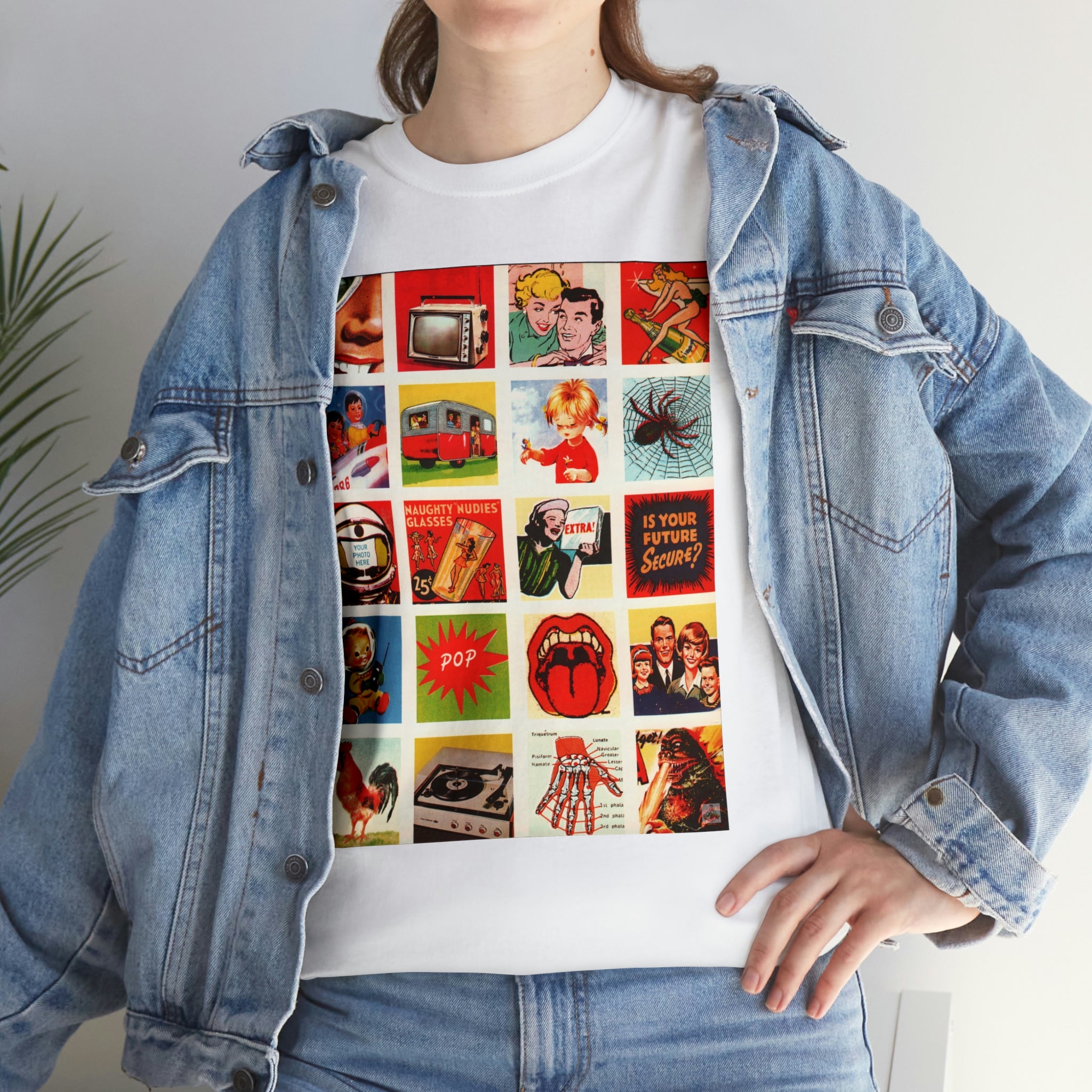 Old Pop Art Adverts - Bad Boy Habits - Unisex Heavy Cotton Tee - www.desimovies.biz