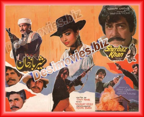 Sher Baaz Khan (1988)  Lollywood Original Booklet - www.desimovies.biz