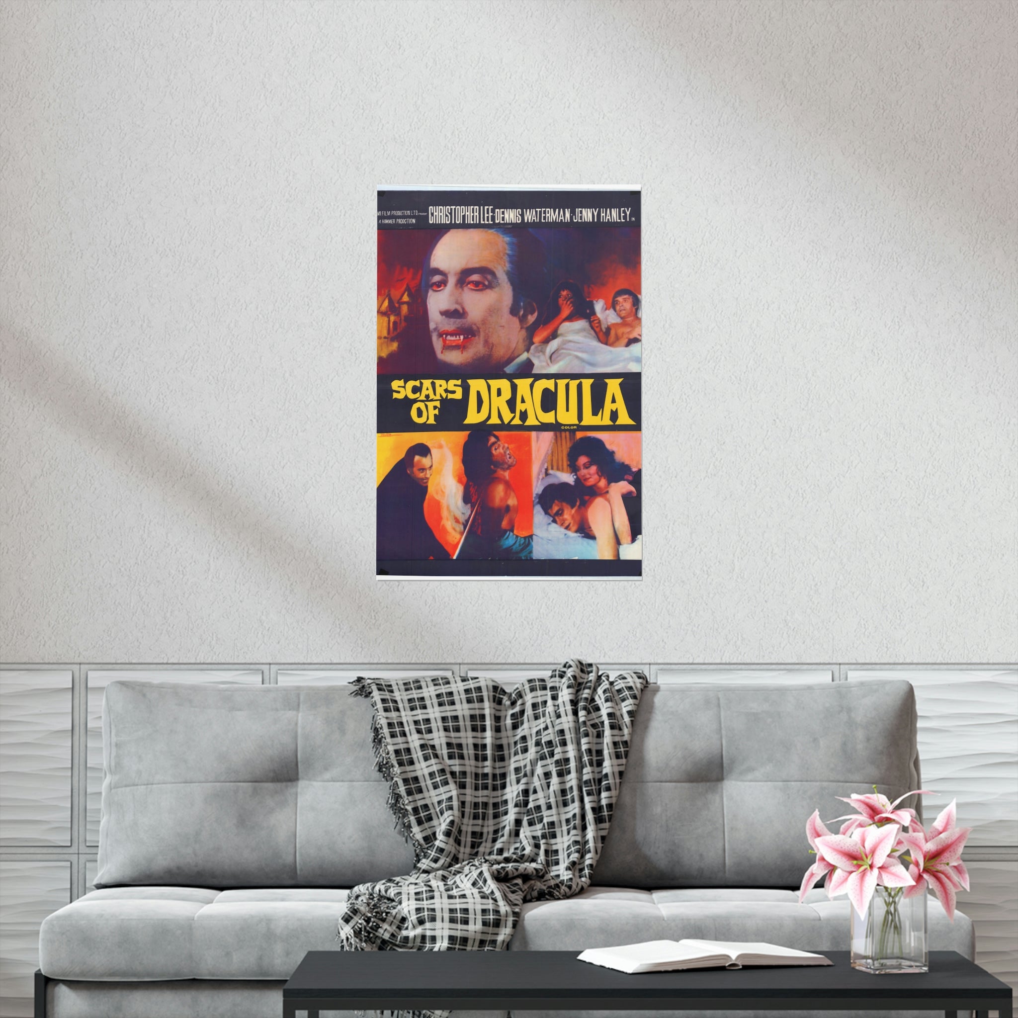 Scars of Dracula - Hammer Horror Premium Matte Vertical Posters - www.desimovies.biz