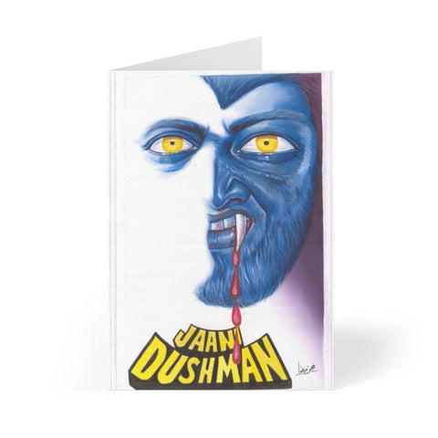 Jaani Dushman - Painted - Greeting Cards (8 pcs) - www.desimovies.biz