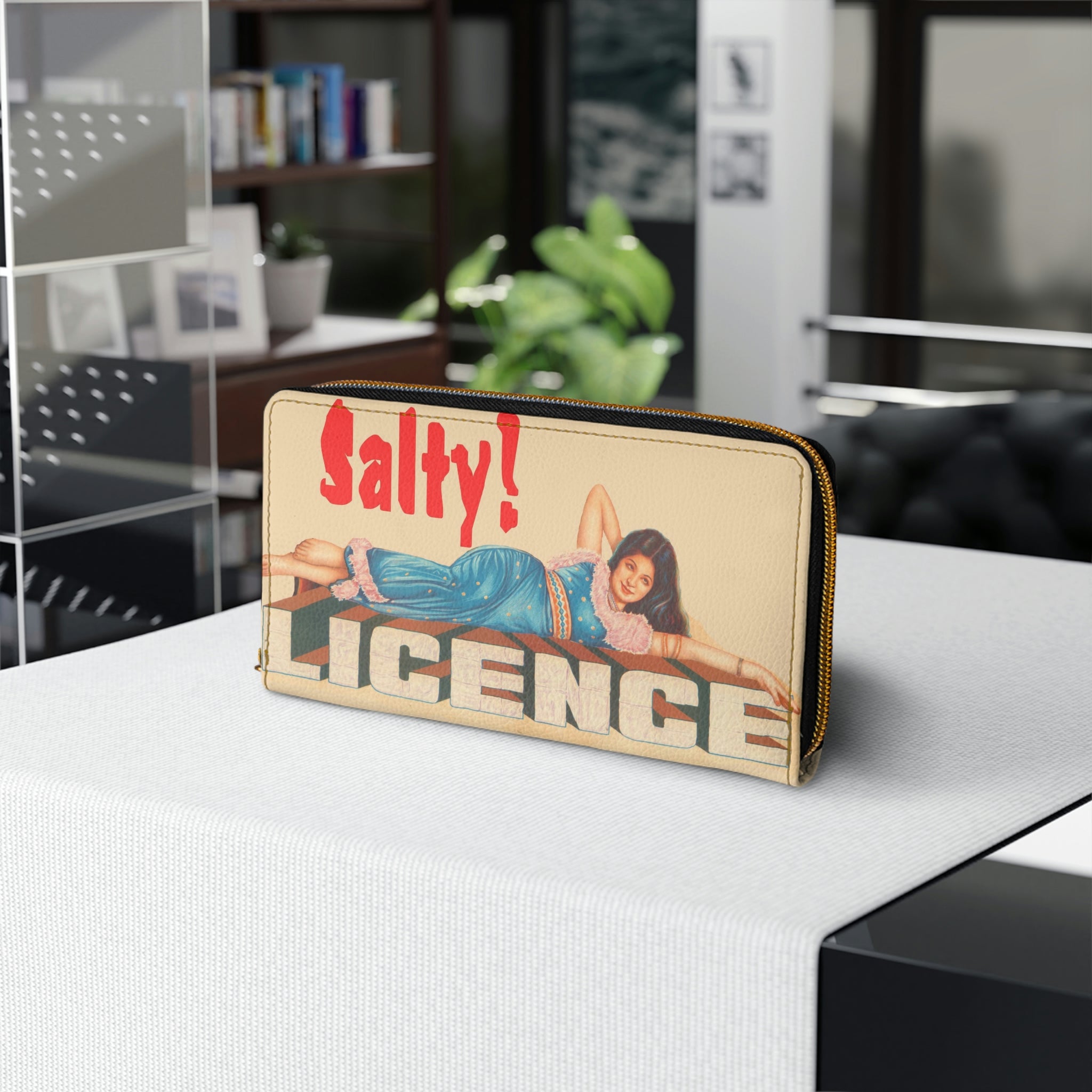 Licence & Ghunda Act Zipper Wallet - www.desimovies.biz