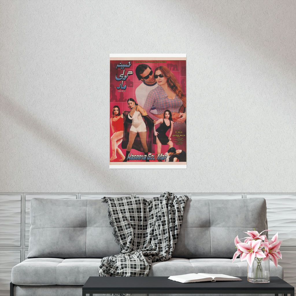 Haseena Goli Mar (2007) Premium Matte Vertical Posters - www.desimovies.biz
