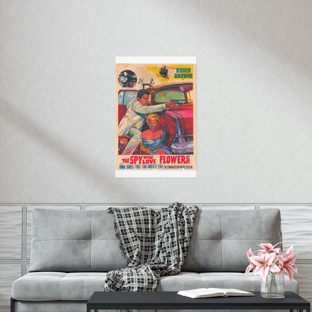 The Spy Who Loved Flowers - Premium Matte Vertical Posters - www.desimovies.biz