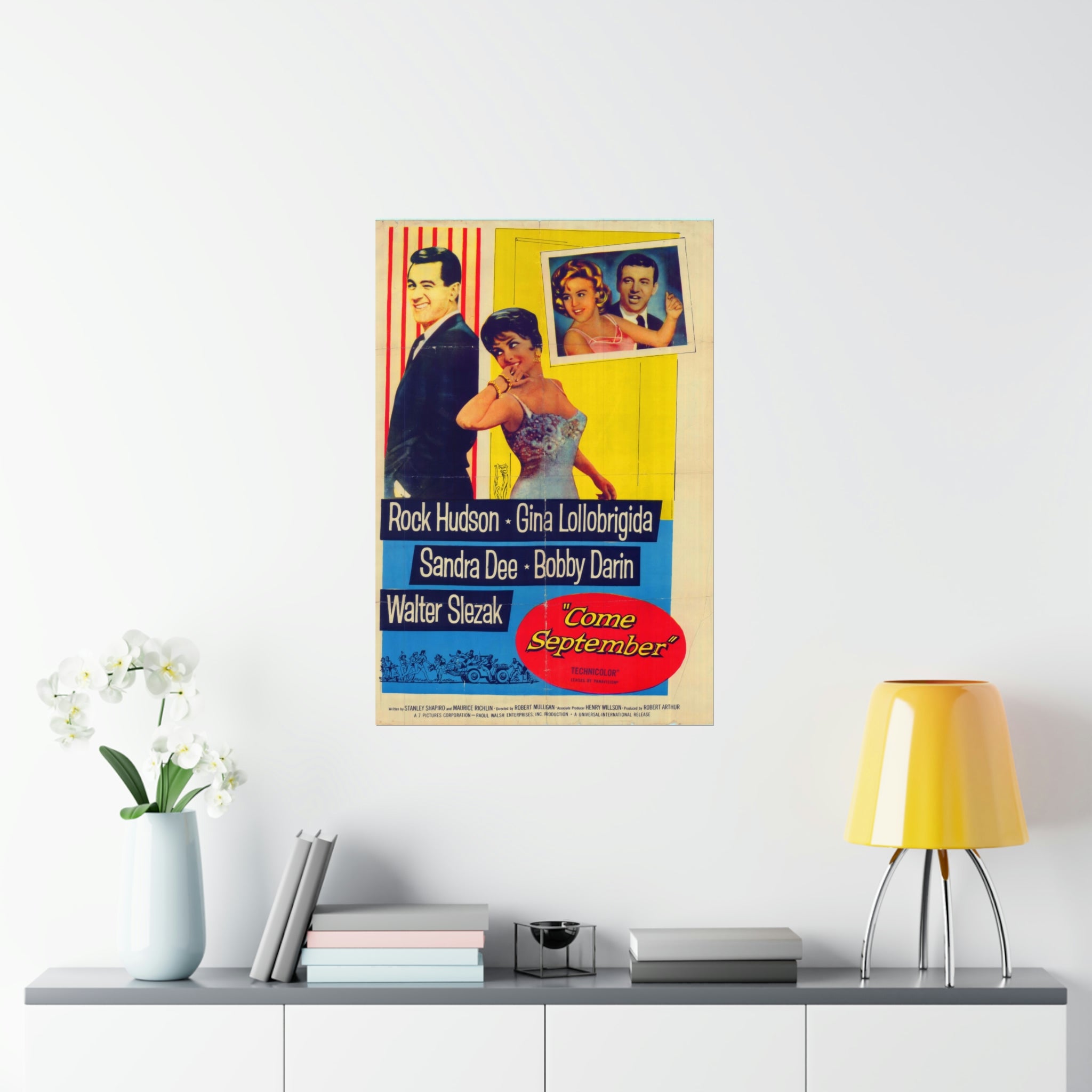 Come September (1961) Premium Matte Vertical Posters - www.desimovies.biz