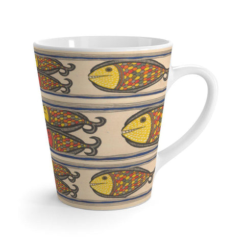 Madhubani Art Latte mug - www.desimovies.biz