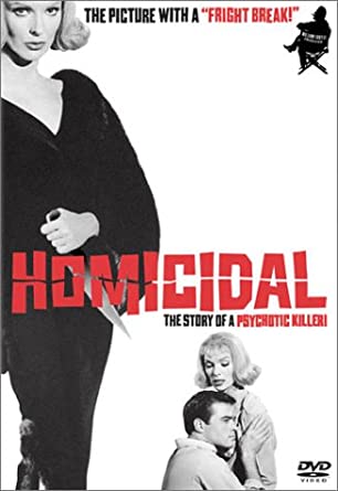 Homicidal DVD Region 1