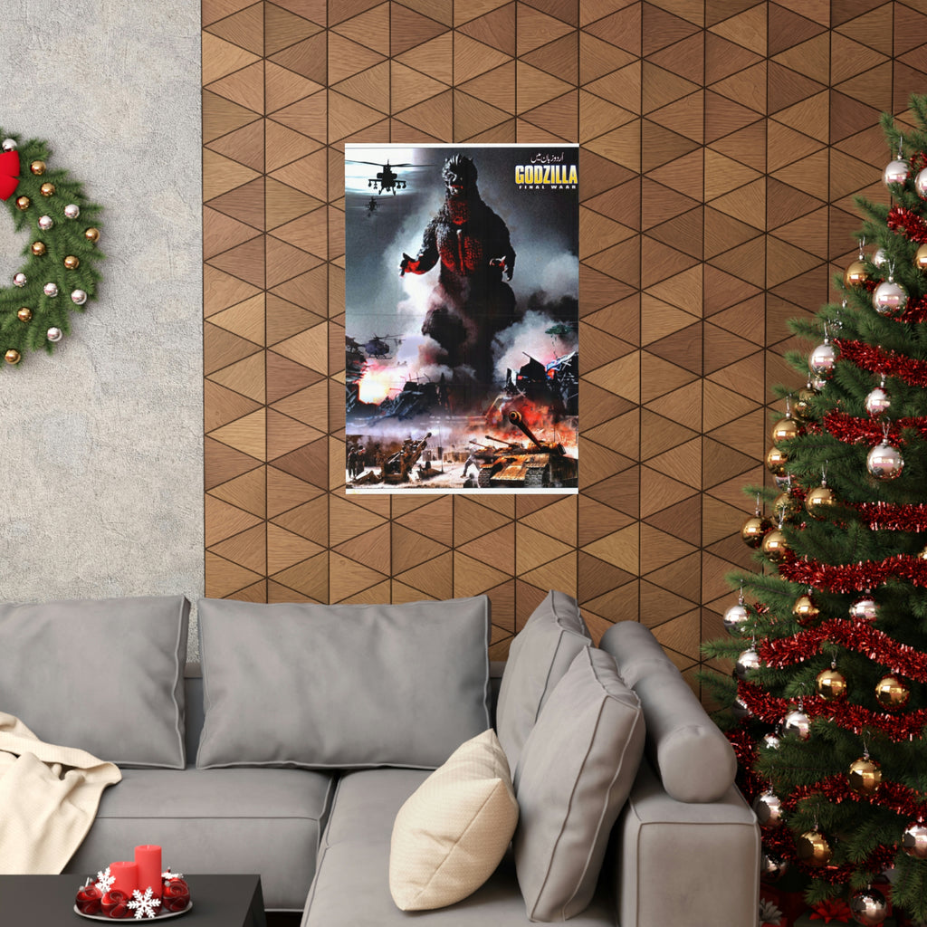 Godzilla - Final Waar Premium Matte Vertical Posters - www.desimovies.biz