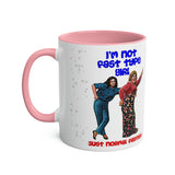 I'm Not Fast Type Girl - Two-Tone Coffee Mugs, 11oz