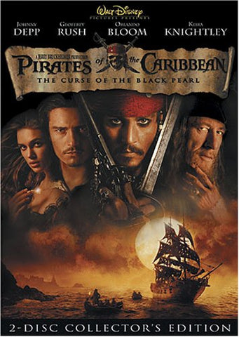 Pirates of the Caribbean: The Curse of the Black Pearl DVD Region 1