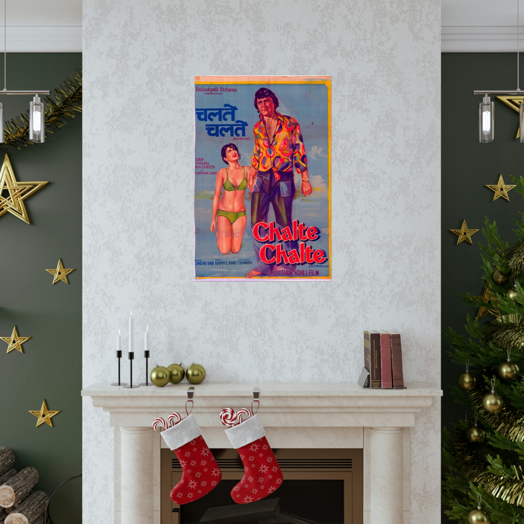 Chalte Chalte (1976) Premium Matte Vertical Posters - www.desimovies.biz