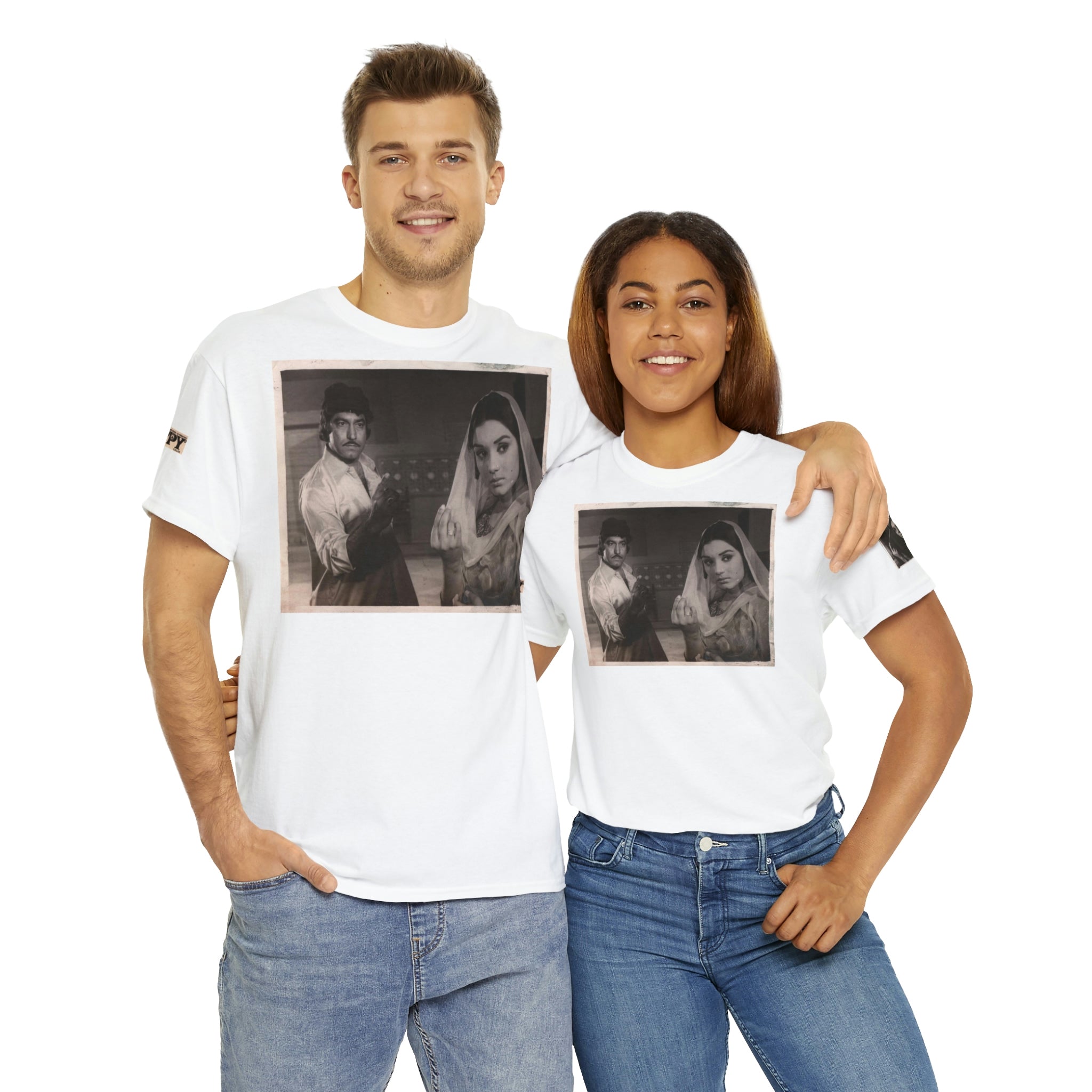 Lollywood T Shirt - Golden Age - Unisex Heavy Cotton Tee - www.desimovies.biz