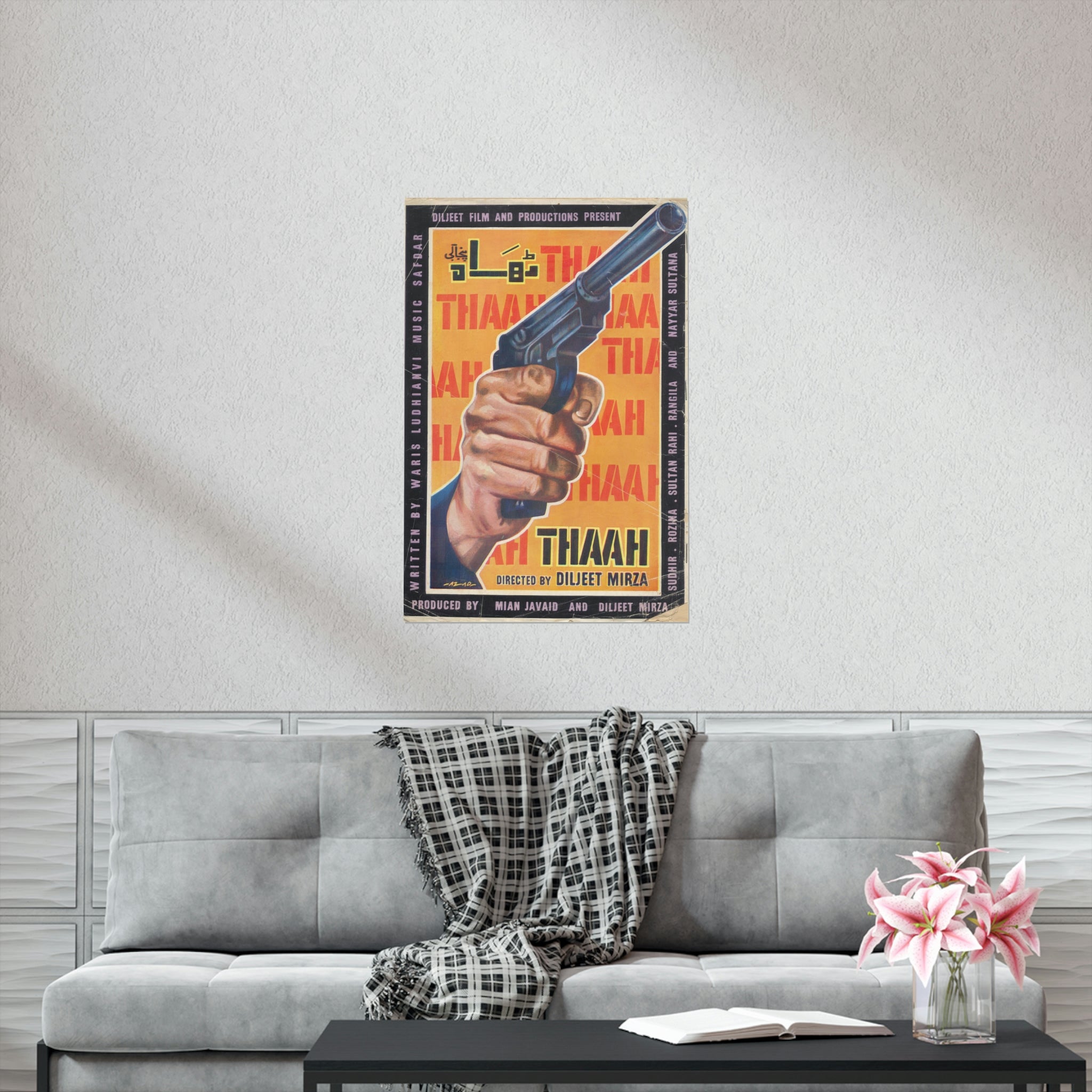 Thaah (1974) Poster - Premium Matte Vertical Posters - www.desimovies.biz