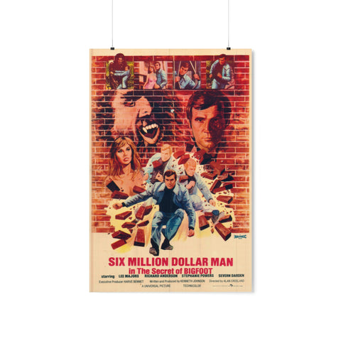The Six Million Dollar Man - Premium Matte Vertical Posters - www.desimovies.biz
