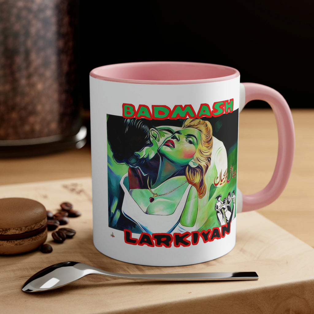 Badmash Larkian - Accent Coffee Mug, 11oz