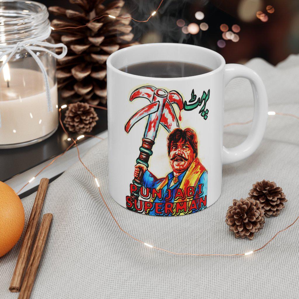 Permit - Punjabi Superman Mug - www.desimovies.biz