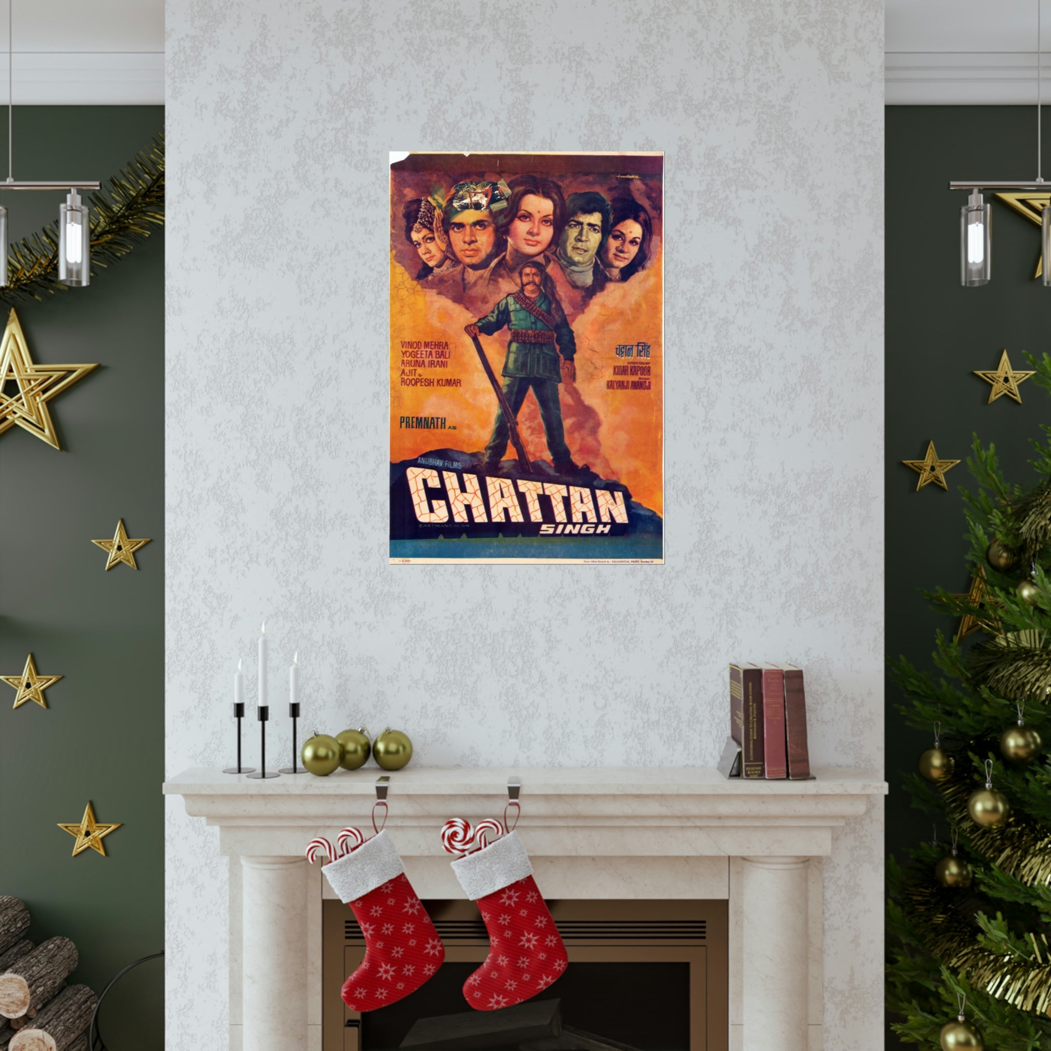 Chattan Singh (1974) Bollywood Premium Matte Vertical Posters - www.desimovies.biz
