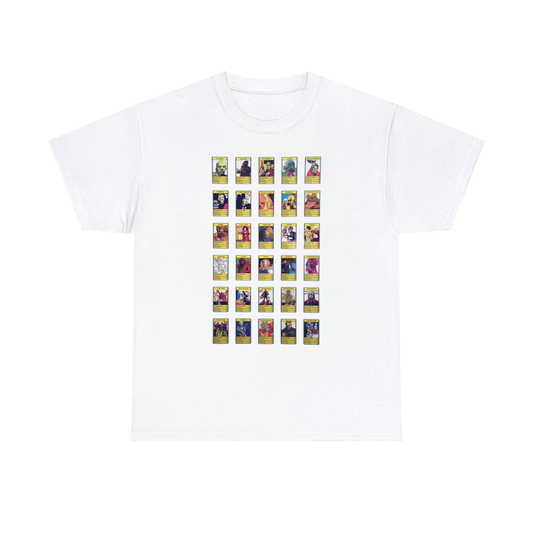 Top Trump Horror - Unisex Heavy Cotton Tee - www.desimovies.biz