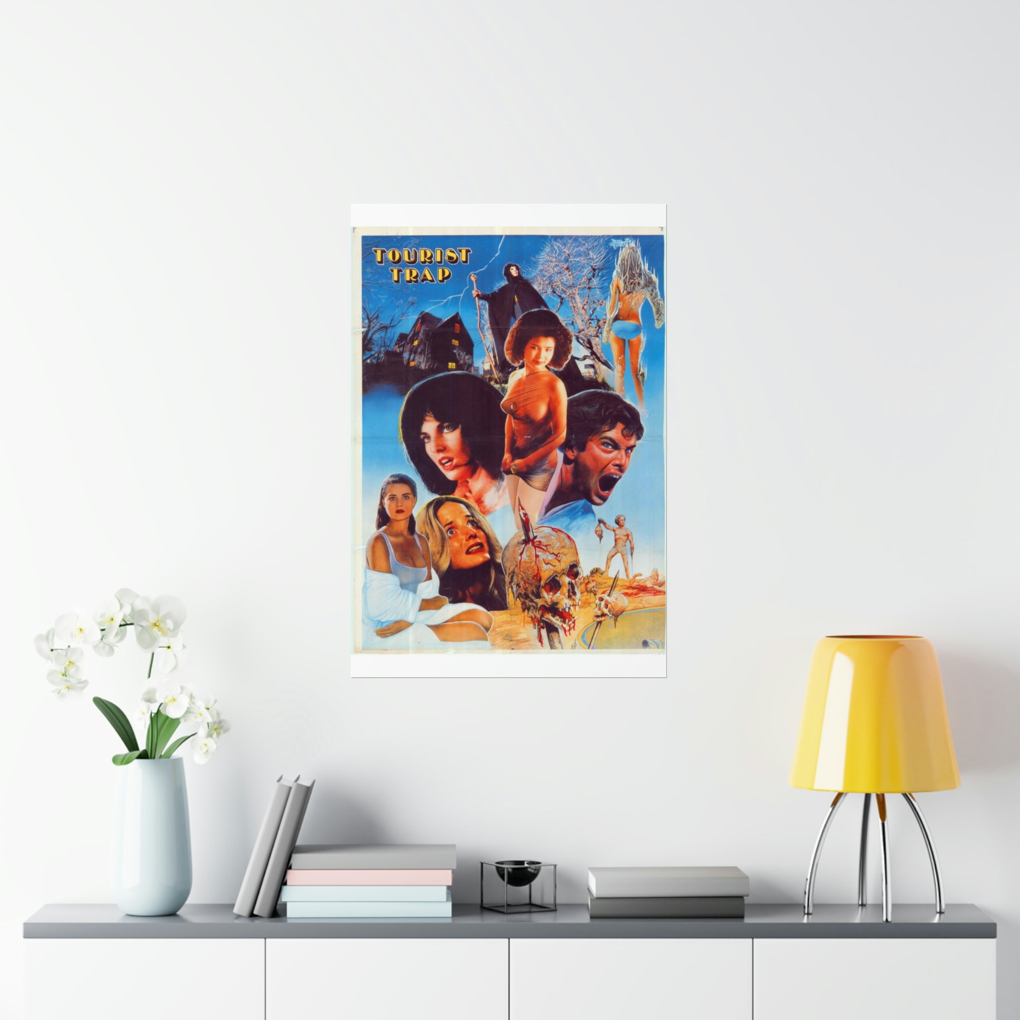 Tourist Trap (1979) Pakistani Premium Matte Vertical Posters - www.desimovies.biz