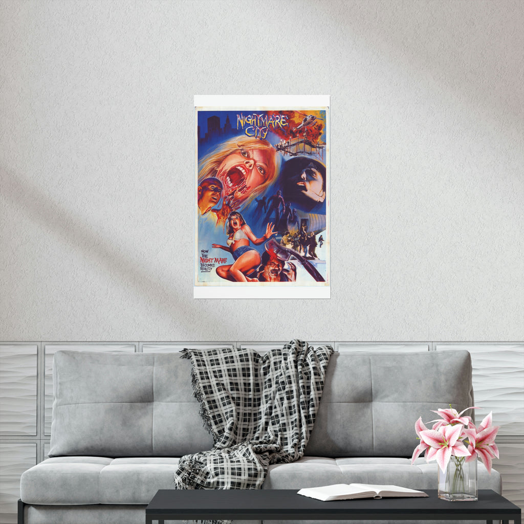 Nightmare City - Pakistani Poster Print - Premium Matte Vertical Posters - www.desimovies.biz