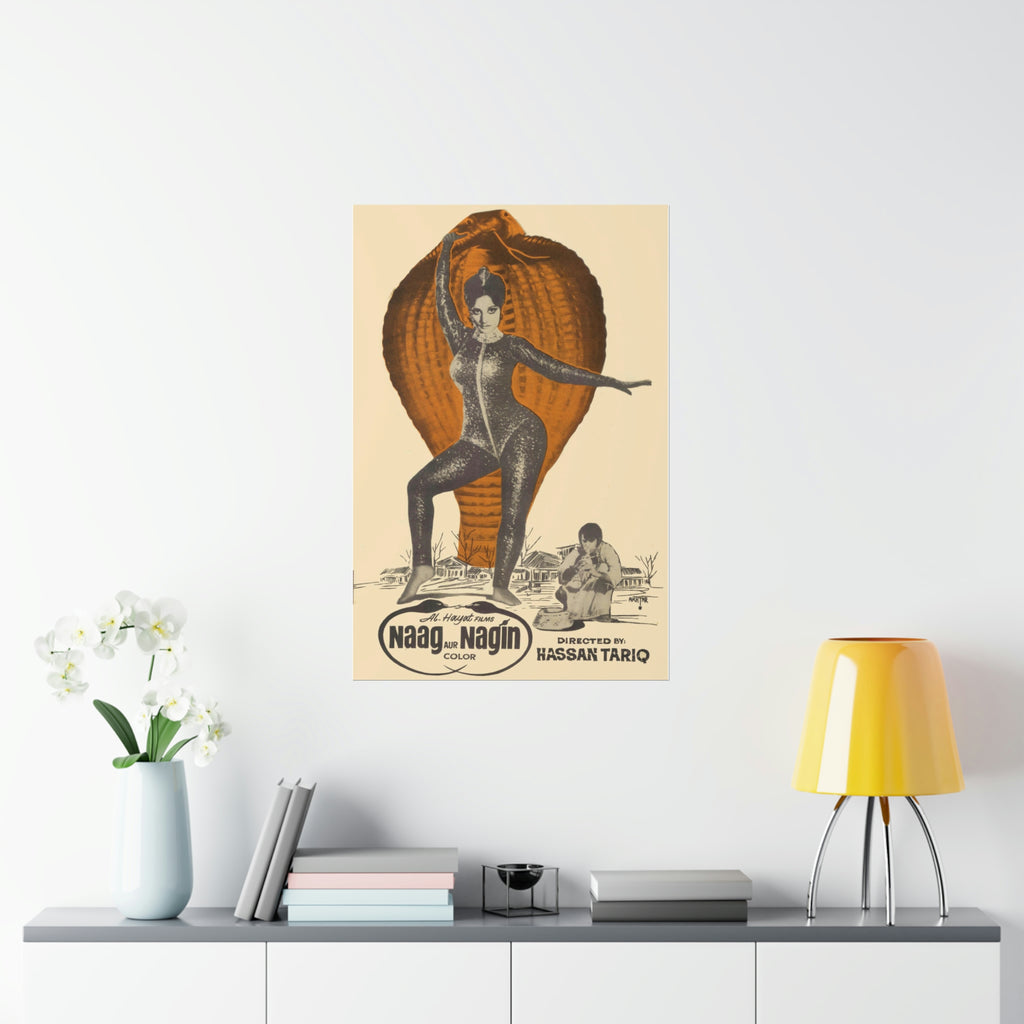 Naag aur Nagin (1976) Premium Matte Vertical Posters - www.desimovies.biz