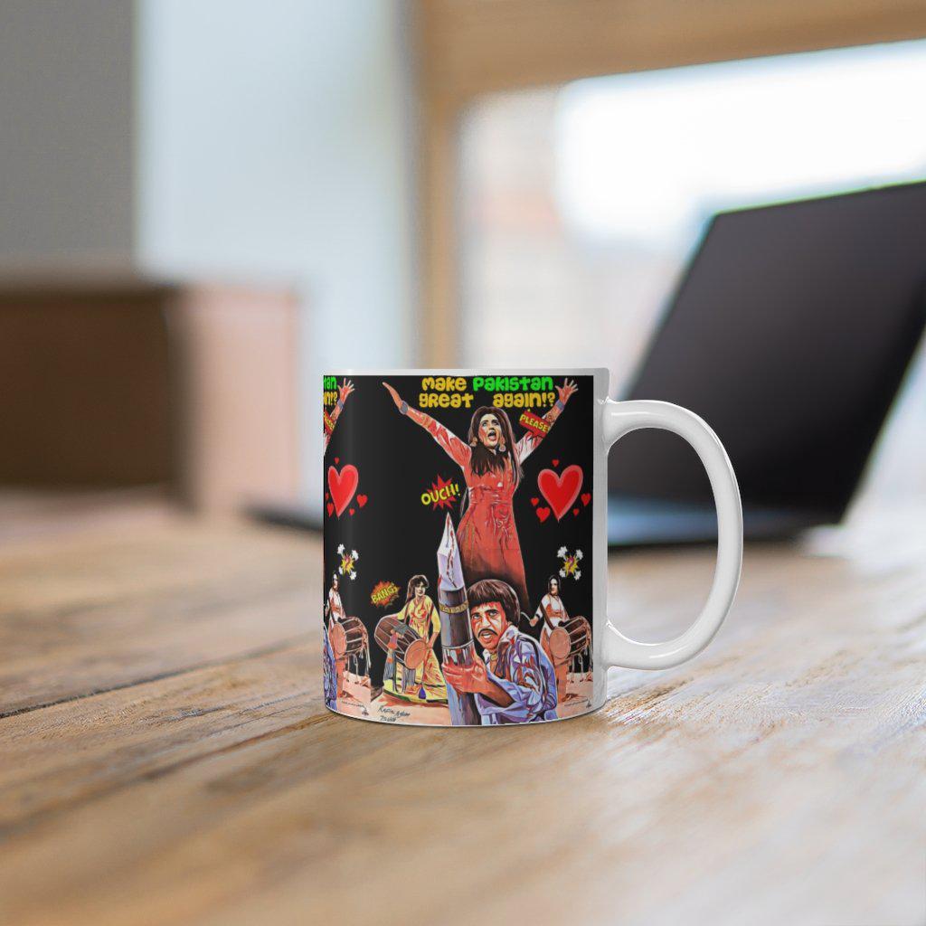 Make Pakistan Great Again Ceramic Mug 11oz - www.desimovies.biz