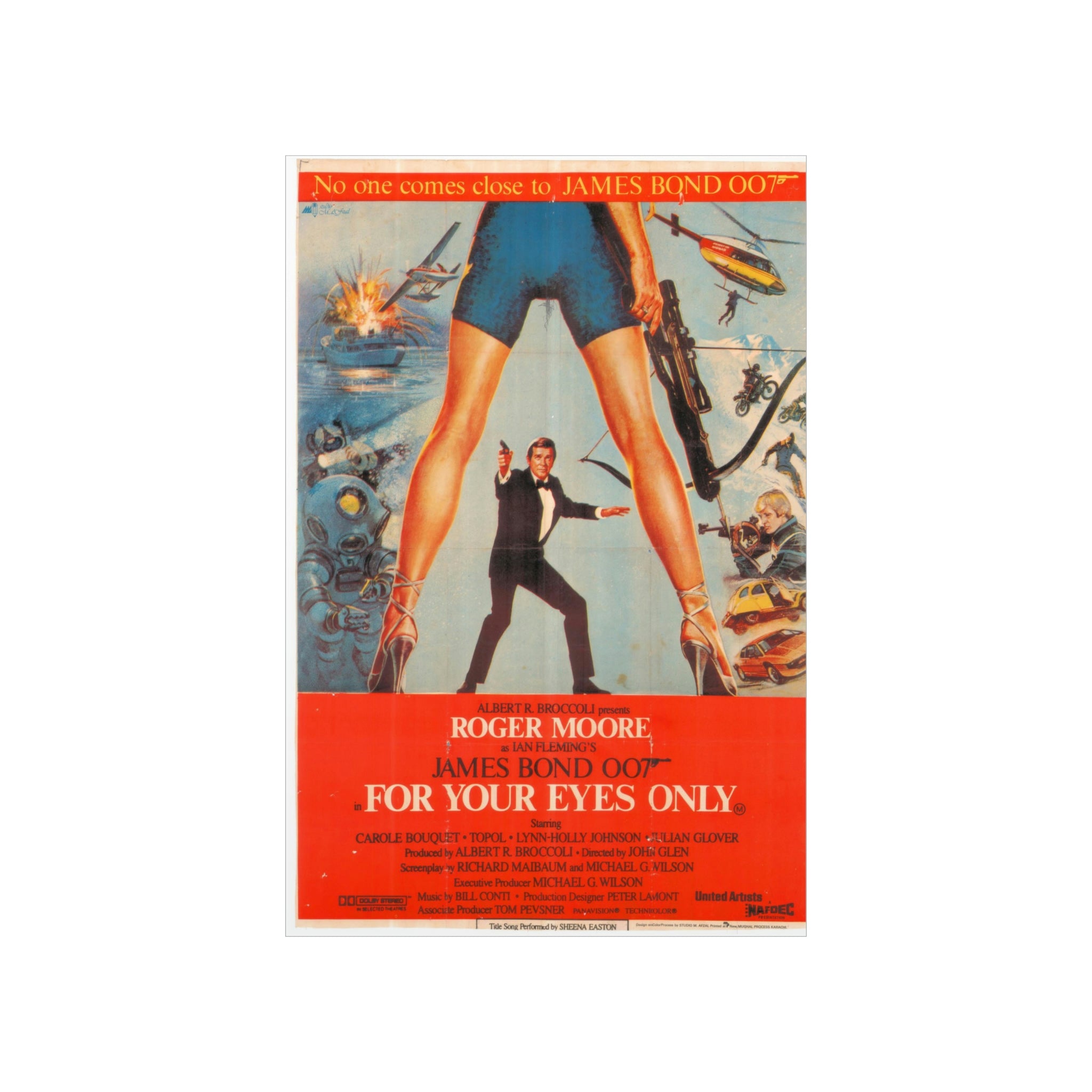 For Your Eyes Only - The Infamous Censored Poster - Premium Matte Vertical Poster - www.desimovies.biz