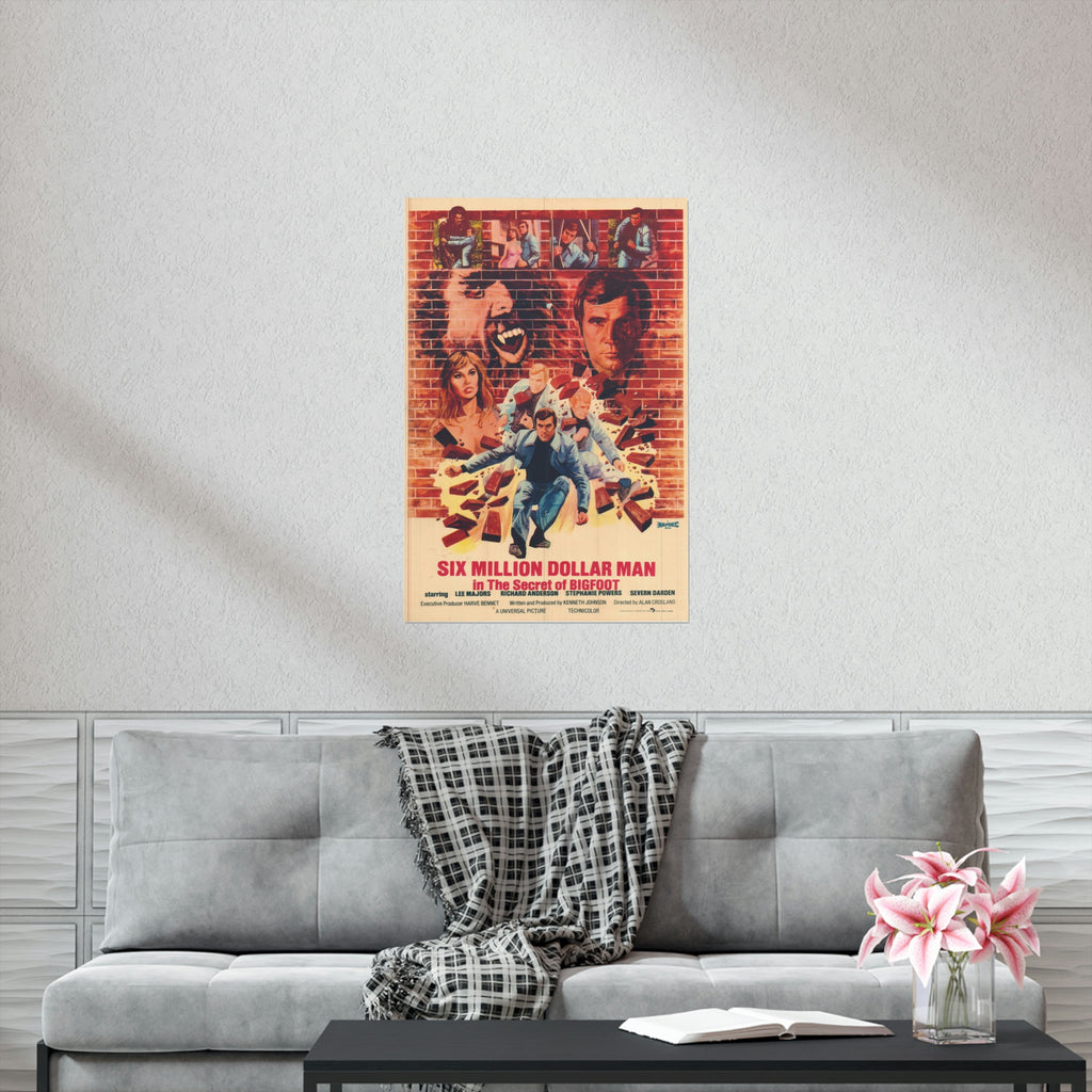 The Six Million Dollar Man - Premium Matte Vertical Posters - www.desimovies.biz