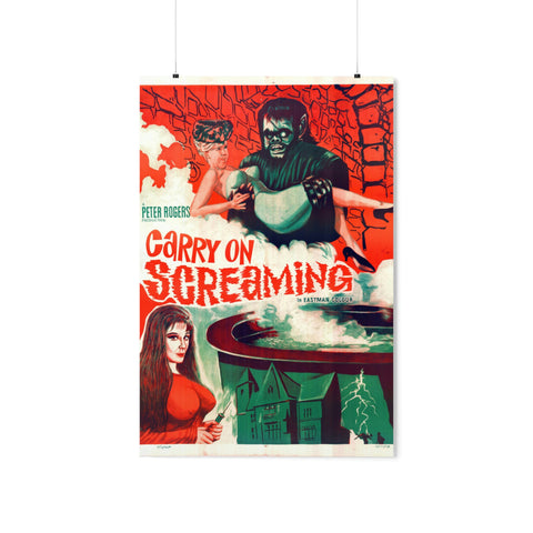 Carry On Screaming (1966) Premium Matte Vertical Posters