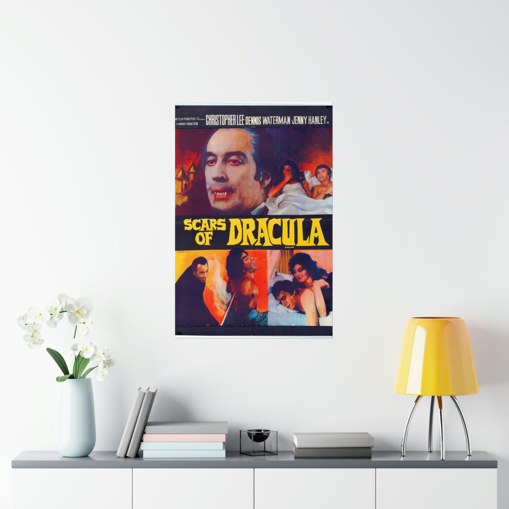 Scars of Dracula - Hammer Horror Premium Matte Vertical Posters - www.desimovies.biz