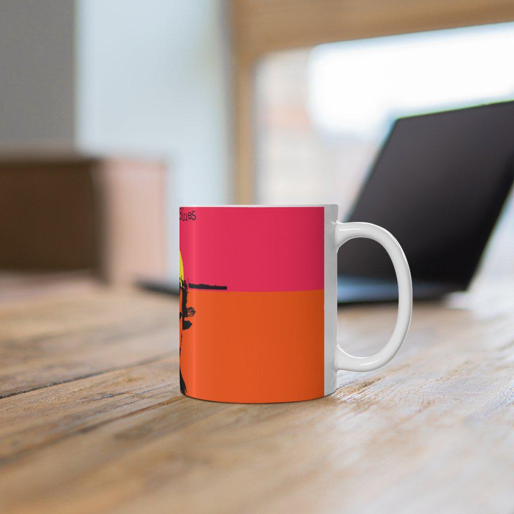 Monday Blues - Sultan Rahi - Ceramic Mug 11oz - www.desimovies.biz